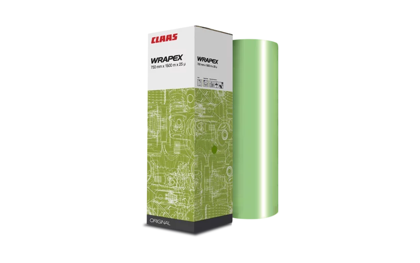 Claas Wrapex 750mm x 1500mm x 25mic green